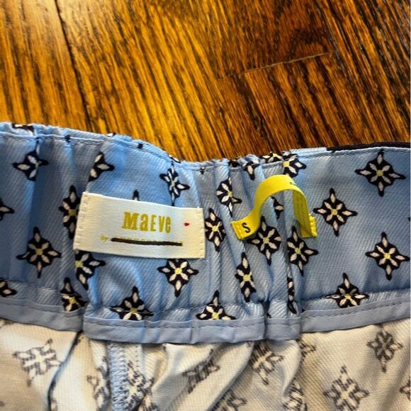 Maeve Printed Pleated A-Line Culottes by Anthropologie size Small - Picture 4 of 5